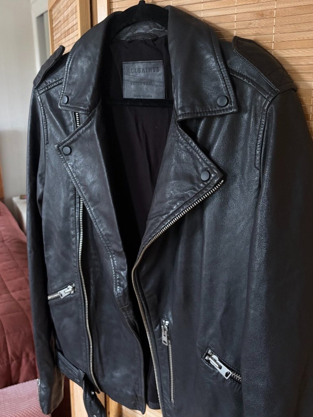 AllSaints Leather Biker Jacket